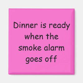 Abendessen ist fertig magnet