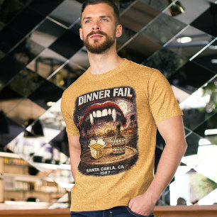 Abendessen Misserfolg Männer Bella+Canvas Dunkel Tri-Blend Shirt