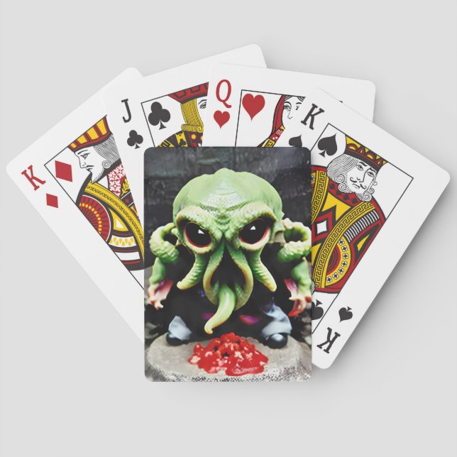 Abendessen mit Cthulhu Spielkarten (Rückseite)