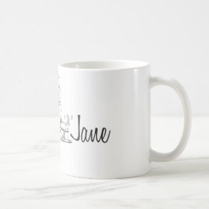 Abendessen mit der Jane-Kaffee-Tasse Kaffeetasse