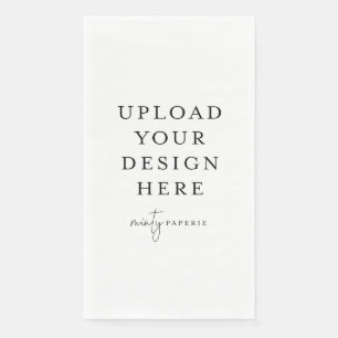 Abendessen Napkin - 4,43" x 7,75" - Rectangle Serviette