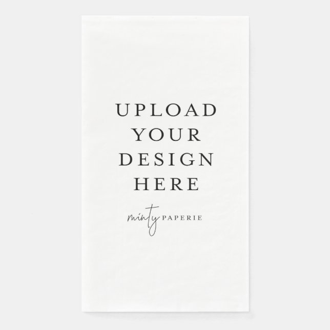 Abendessen Napkin - 4,43" x 7,75" - Rectangle Serviette (Vorderseite)