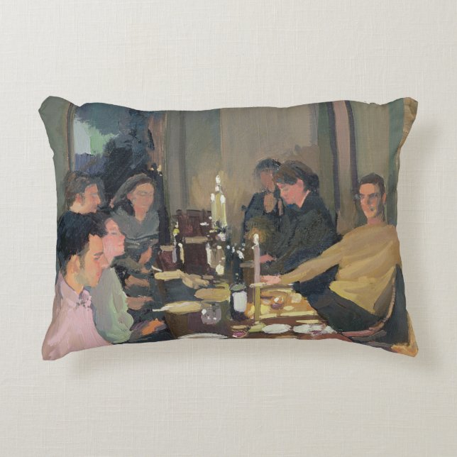 Abendessen-Party Dekokissen (Vorderseite)