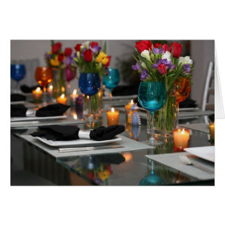 Abendessen-Party-leere Karte - besonders