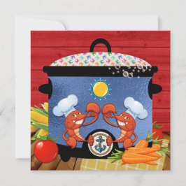 Abendessen / Potluck / Ansammlung Einladung