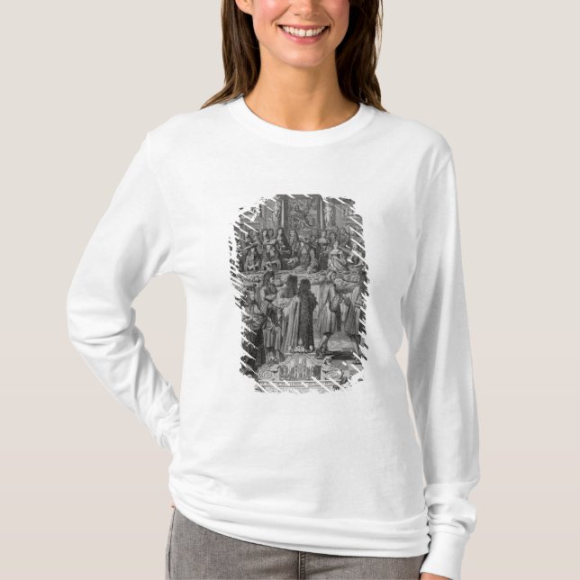 Abendessen von Louis XIV im Hotel de Ville T-Shirt (Vorderseite)