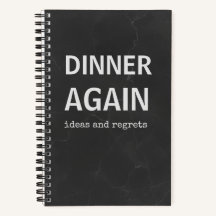 Abendessen Wieder Rezeptbuch | Küchennotizbuch