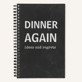 Abendessen Wieder Rezeptbuch | Küchennotizbuch Notizbuch