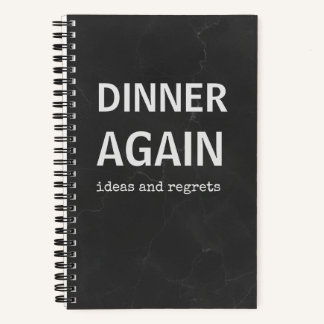 Abendessen Wieder Rezeptbuch | Küchennotizbuch Notizbuch