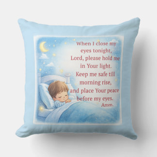 Abendgebet für Kinder Kissen