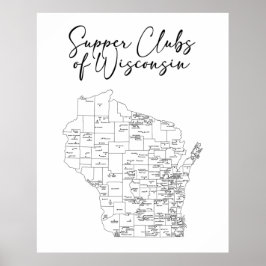Abendklubs von Wisconsin Poster