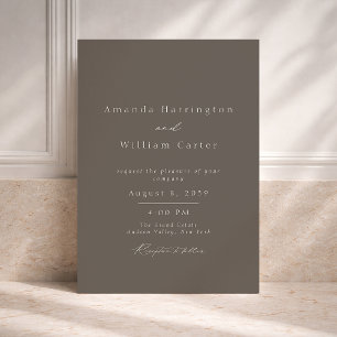 Abendliche Hochzeitseinladung für ein Anwesen Einladung
