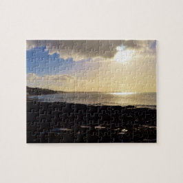 Abends-Ansicht von Porthleven Cornwall England