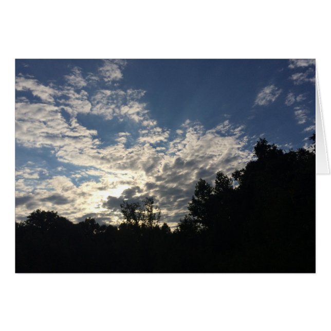 Abends-Fälle, Karte (Vorderseite (Horizontal))