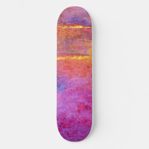Abends-Gefühl-ausdrucksvolles abstraktes Skateboard