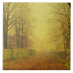Abends-Glühen Johns Atkinson Grimshaw , c.1884 Fliese