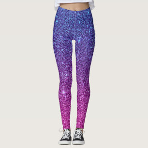 Abends-Himmel-Glitzer Athleisure Yoga keucht Leggings