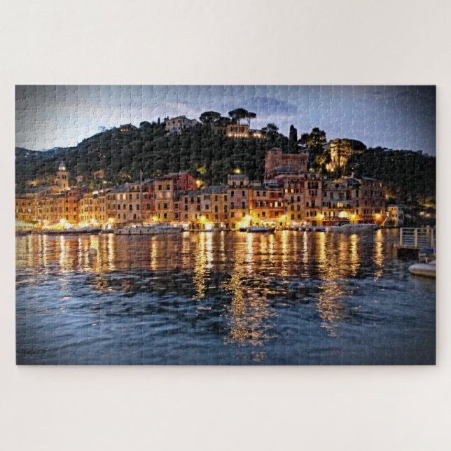 Abends-Reflexionen auf Portofino - 20x30 - PC 1014 (Horizontal)