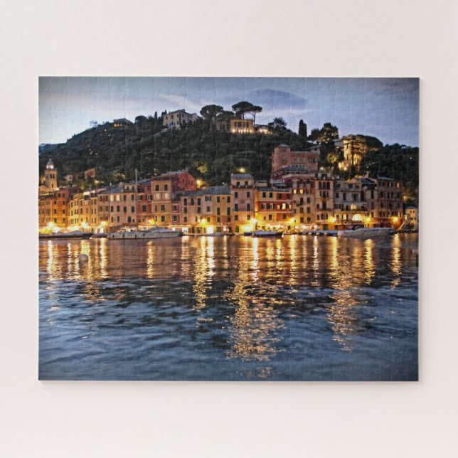 Abends-Reflexionen von Portofino - 16x20 - 520 PC (Horizontal)