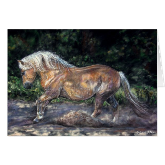 Abendsbrisen-Kunstkarte (Vorderseite (Horizontal))