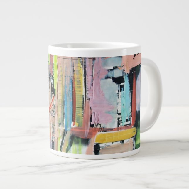 Abendslicht Jumbo-Tasse (Vorderseite Rechts)