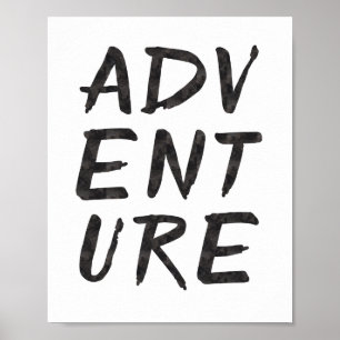 Abenteuer Art Print Poster