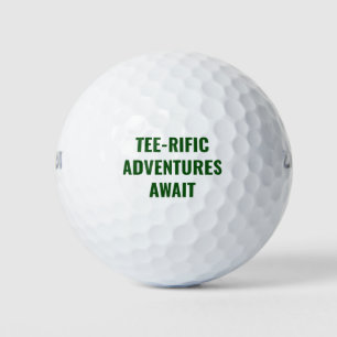 Abenteuer auf Abenteuer warten Golfball