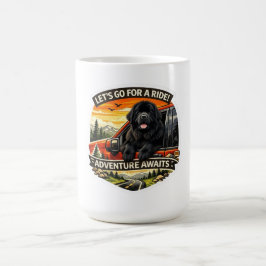 Abenteuer-Aufkleber Kaffeetasse