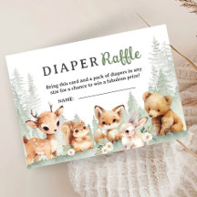 Abenteuer-Baby-Party-Junge-Wald-Windel-Raffle