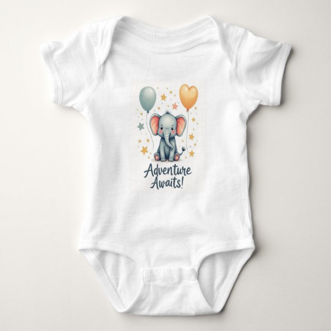 Abenteuer Baby Strampler (Vorderseite)
