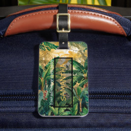 ABENTEUER BANANA JUNGLE INDIVIDUELLE NAME Gepäckma Gepäckanhänger