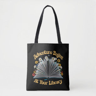 Abenteuer Beginnen In Ihrer Bibliothek Sommerlektü Tasche