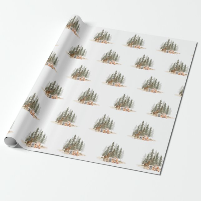 Abenteuer Beginnt Baby Shower Geschenkpapier (Ungerollt)