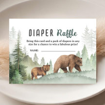 Abenteuer Beginnt Baby Shower Woodland Windel Raff
