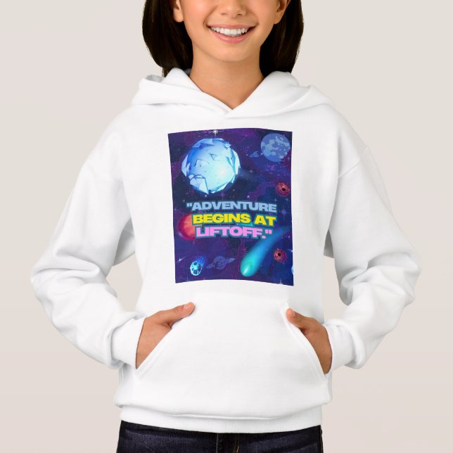 Abenteuer beginnt bei einem isolierten Schuster Hoodie (Vorderseite)