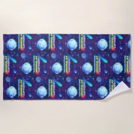 Abenteuer beginnt bei einem isolierten Schuster Strandtuch