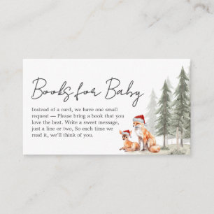 Abenteuer Beginnt Winter-Baby-Party-Buch für Baby Begleitkarte