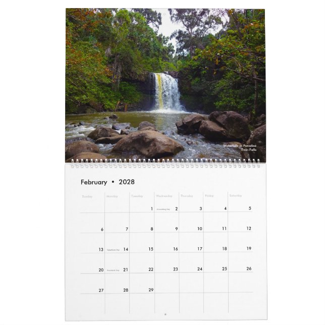 Abenteuer-Brüder: Hawaii-Kalender Kalender (Feb 2028)