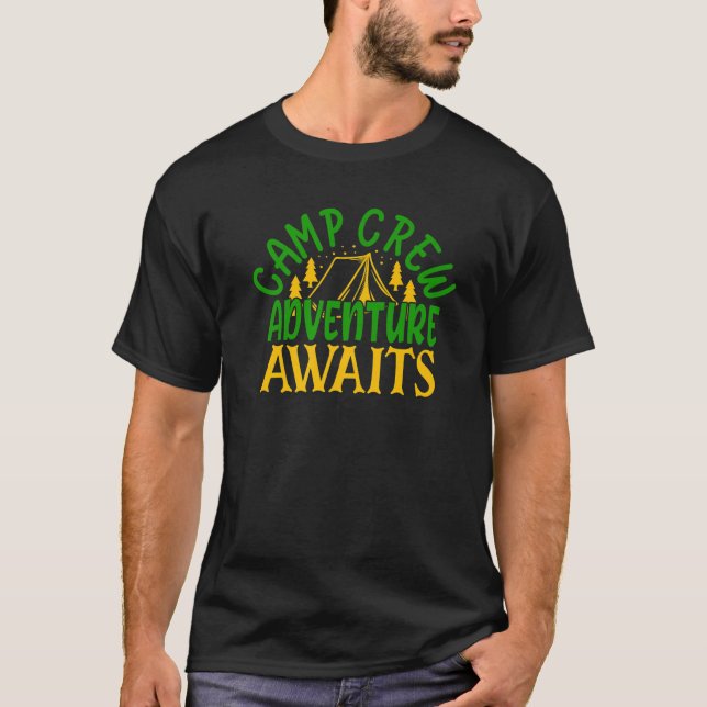Abenteuer: Calling Camp Crew - Camping T-Shirt (Vorderseite)