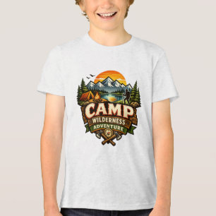 Abenteuer-Camping Tri-Blend Shirt