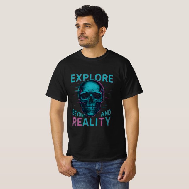 Abenteuer, das unbekannte kurz und Entdecker T-Shirt (Vorne ganz)