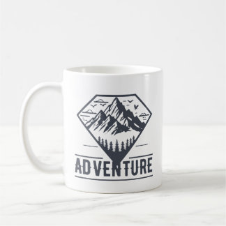 Abenteuer der modernen geometrischen Natur Kaffeetasse