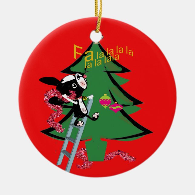 Abenteuer der Verzierung der Mirabelle holidayz18 Keramik Ornament (Vorne)
