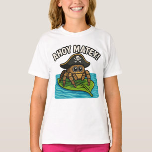 Abenteuer des springenden Piratenspinnen-Kapitäns  T-Shirt