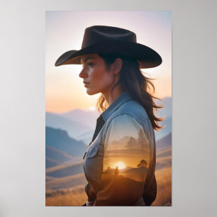 Abenteuer Doppelbelastung Natur Flucht Poster