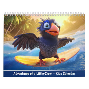 Abenteuer einer kleinen Krähe – Kinderkalender Kalender
