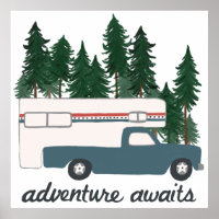 Abenteuer Erlebnis Camping Truck Camper Art
