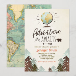 Abenteuer erwartet Abschluss Einladung Reisen