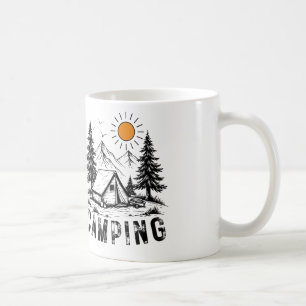 Abenteuer erwartet in der Wildnis , Lager mehr Kaffeetasse