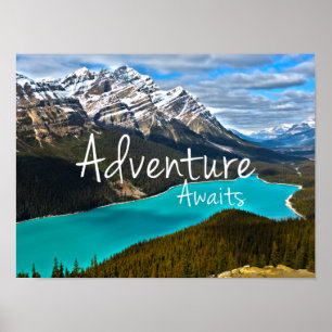 Abenteuer erwartet Peyto See Poster